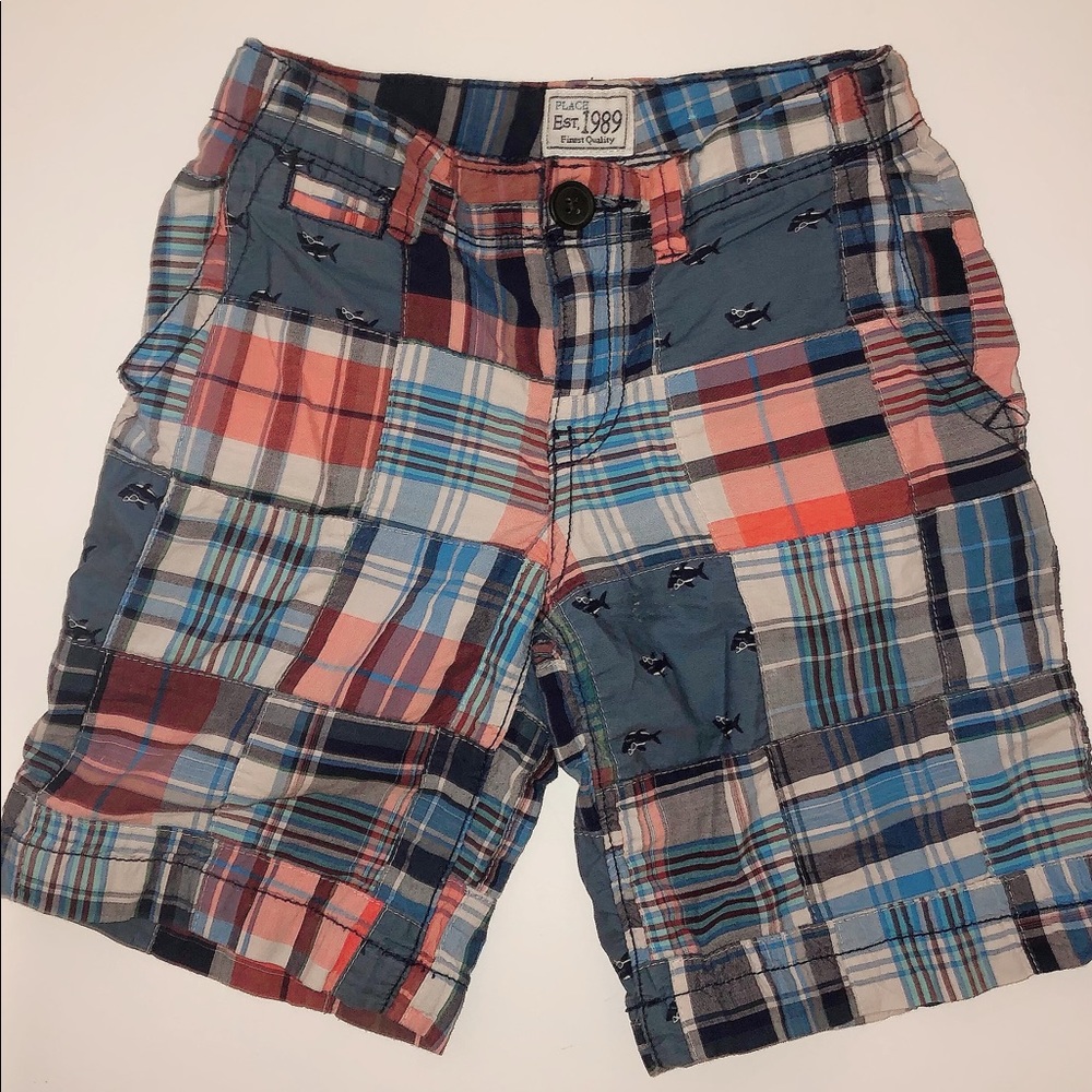 Boys Plaid Shorts